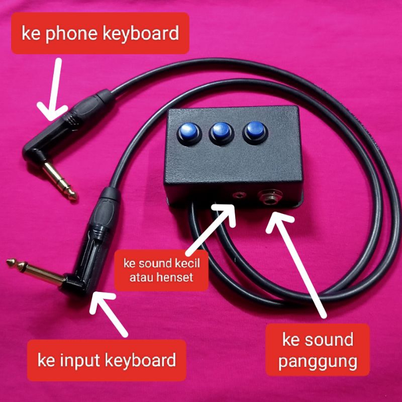 box mute sound panggung dan monitor