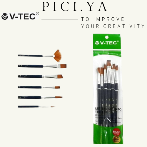 

V-TEC KUAS TYPE A0107 isi 6