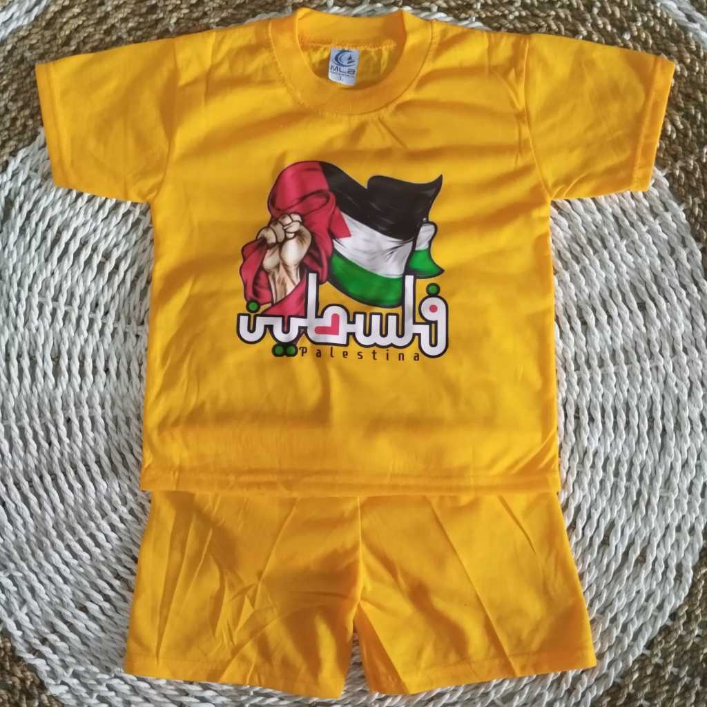 Kaos Anak Palestina Baju muslim anak Usia 2-7tahun kaos anak laki laki dan perempuan