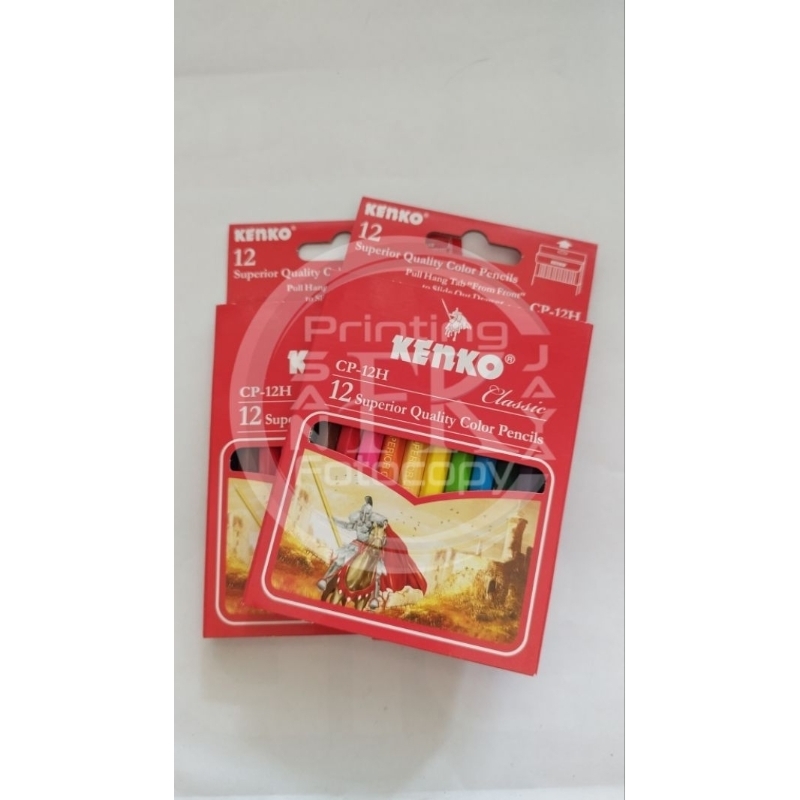 

Pensil Kayu Warna Isi 12 warna KENKO