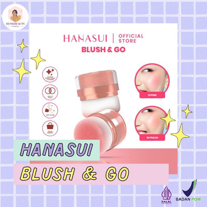 HANASUI Perfect Cheek Blush & Go || Blush on hanasui