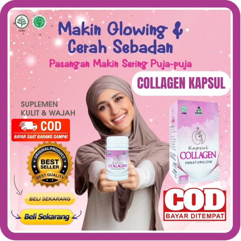 [BISA COD] COLLAGEN KAPSUL INNATURGLOW - COLLAGEN KAPSUL PEMUTIH BADAN COLLAGEN FISH KAPSUL COLLAGEN