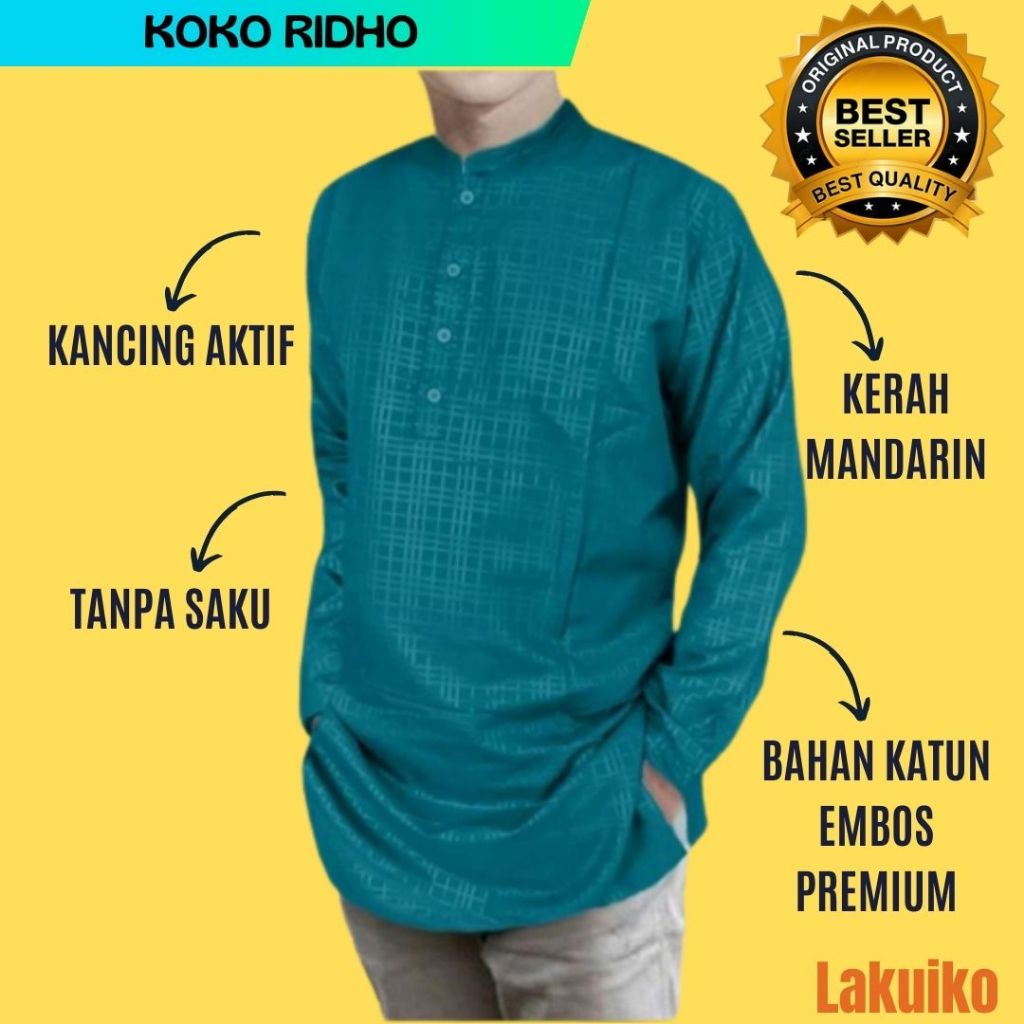 Koko Kurta Ridho Baju / BAJU KOKO Ridho - Baju Ridho Rido Kurta Gamis Lengan Panjang