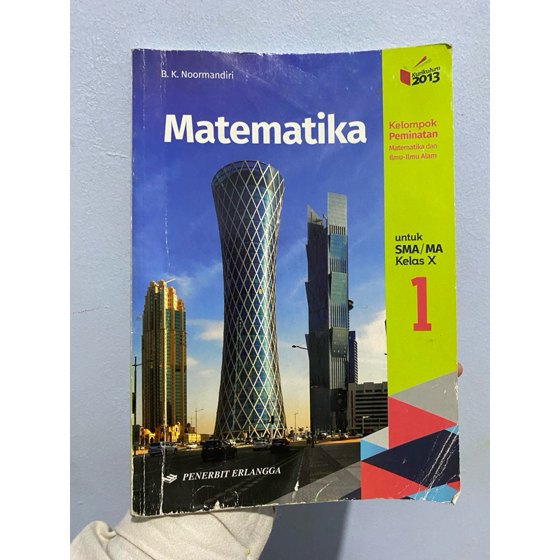 

Buku Matematika Peminatan Kelas 10 SMA/MA