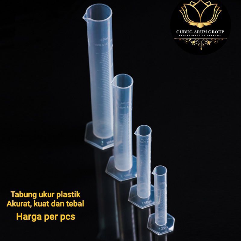 Tabung ukur Gelas ukur 50ml gelas ukur plastik gelas ukur parfum tabung ukur lab gelas takar