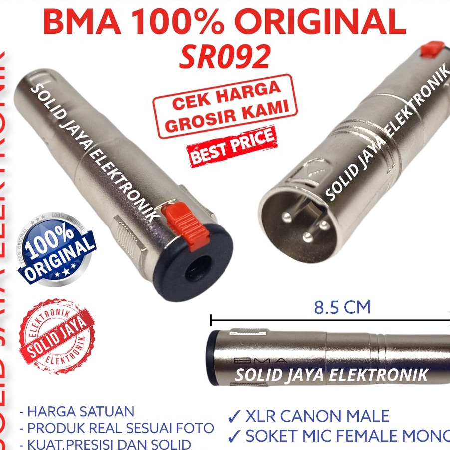 DISKON JACK KONEKTOR XLR TO COVER AKAI MONO BMA ASLI SR92 SR 92 ORI ORIGINAL CONNECTOR SAMBUNGAN MIX
