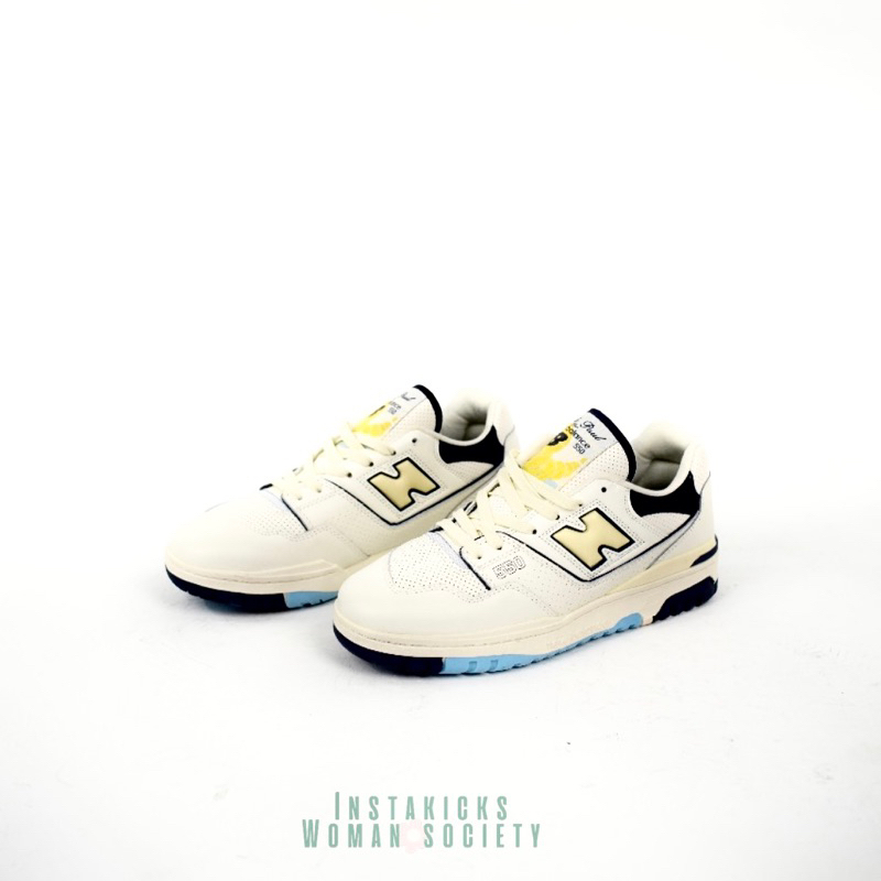 SEPATU NB 550 X RP WHITE CREAM NAVY