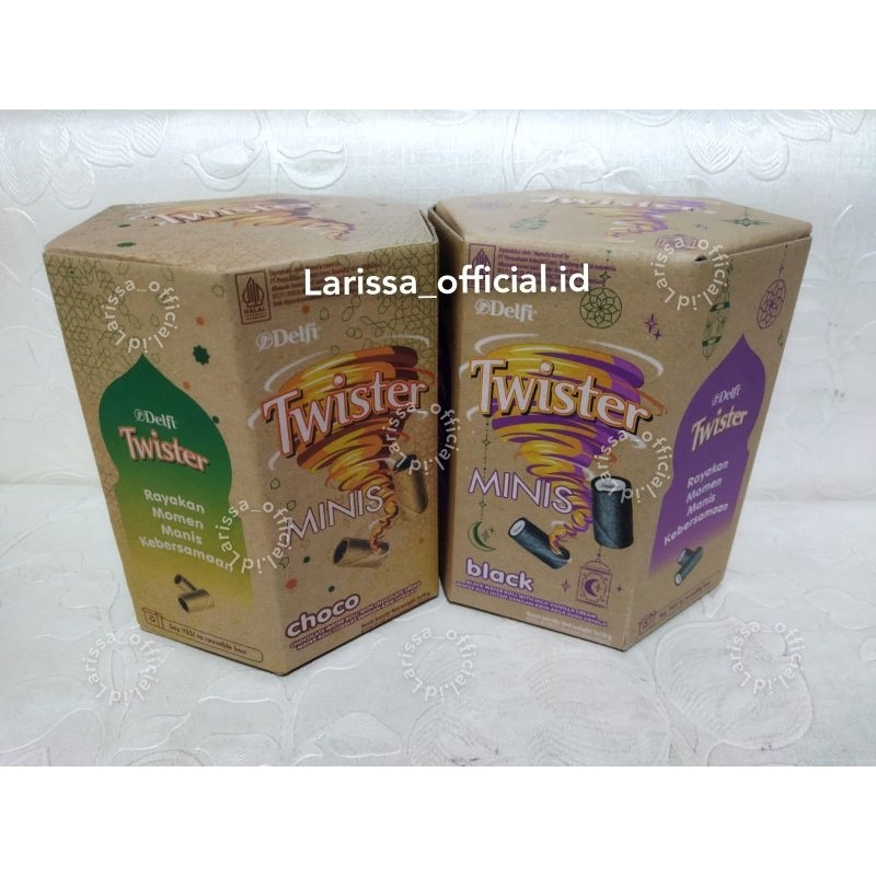 

DELFI TWISTER PACK 3 × 70 GRAM EDISI LEBARAN / DELFI TWISTER EDISI LEBARAN / TWISTER LEBARAN / DELFI TWISTER / TWISTER WAFER ROLL / KUE LEBARAN / TWISTER