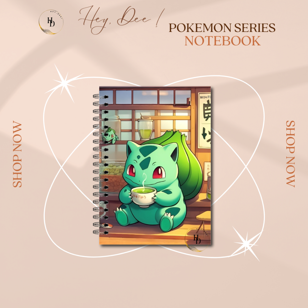 

HeyDee Notebook A5 Spiral Edisi POKEMON SERIES 2