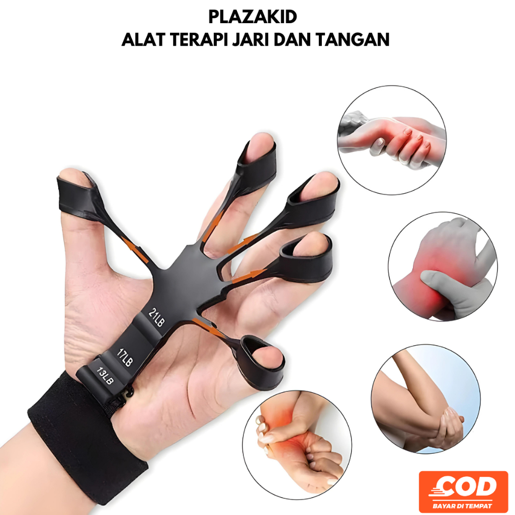 Alat Terapi Jari Dan Tangan Finger Flexibility Training Alat Pelemas Jari Tangan