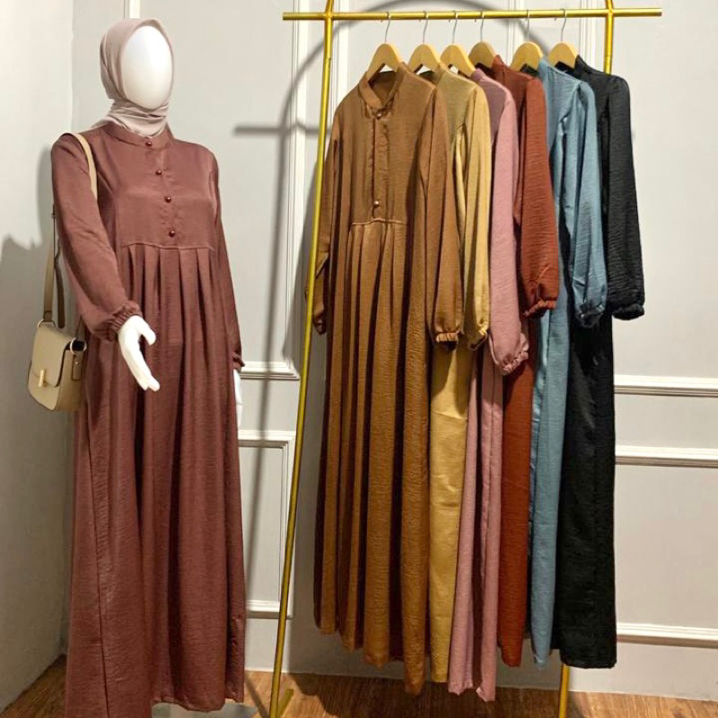 GAMIS SILK KINTAMANI / GAMIS SILK PREMIUM / GAMIS LEBARAN PREMIUM