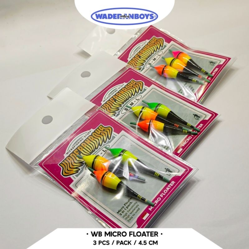 WB Micro Floater | Pelampung Micro Fishing Tanago | Kumbul Wader | Pelampung Pancing | Pelampung Wad