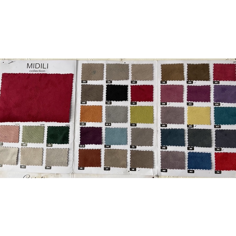 ART C23V HARGA TERMURAH KAIN POLOS MIDILI  KAIN MEDALIKAIN TAVOSMIDILLI UNTUK FURNITURE KURSI SOFA K