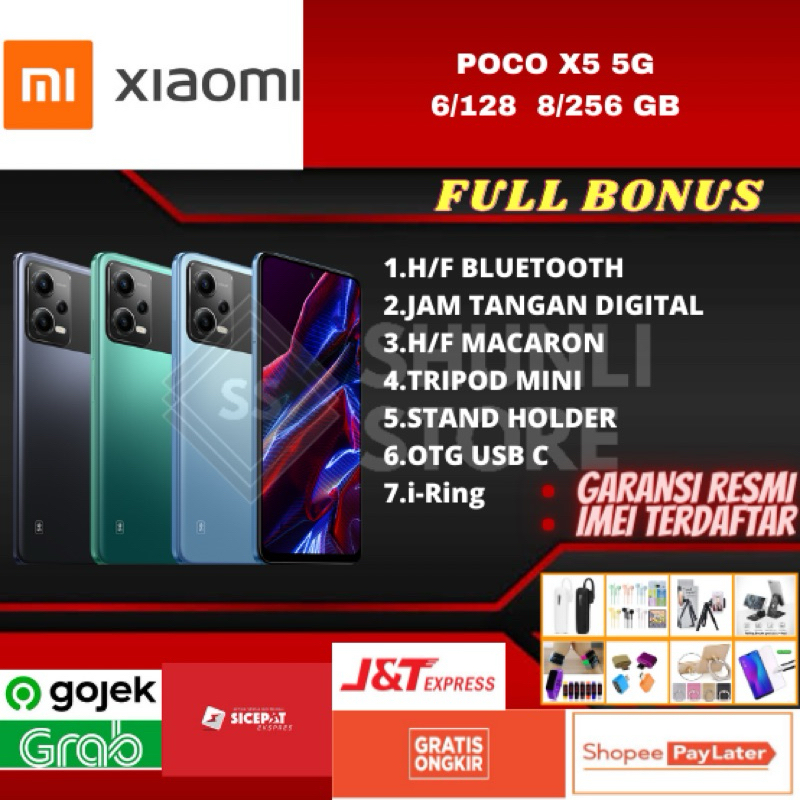 XIAOMI POCO X5 5G 6/128GB 8/256GB NEW GARANSI RESMI