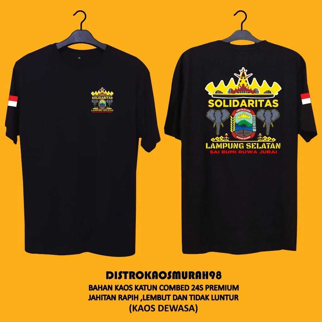 Kaos baju siger lampung kaos lampung selatan