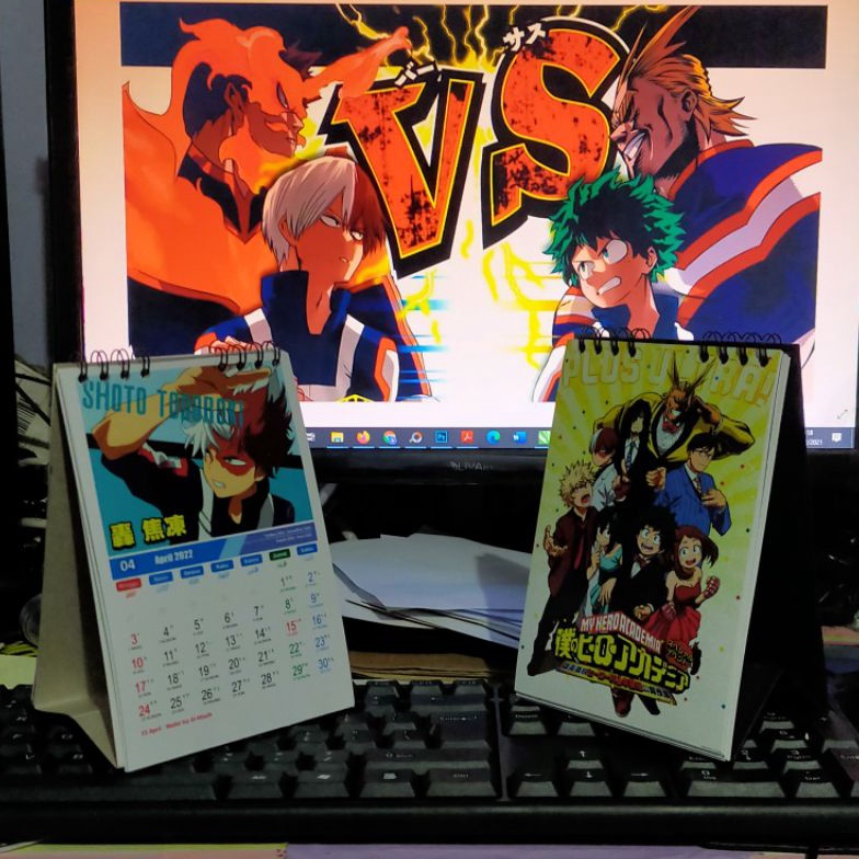 

Laris Kalender anime 223 bokuno hero akademikalender dudukkalender meja Z9N