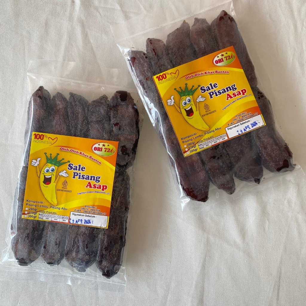 

Sale Pisang Asap Basah Manis 100gr