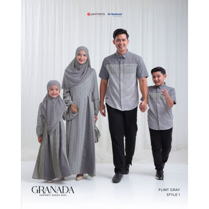 Yasmeera Sarimbit Granada 2024 (Flint Grey)