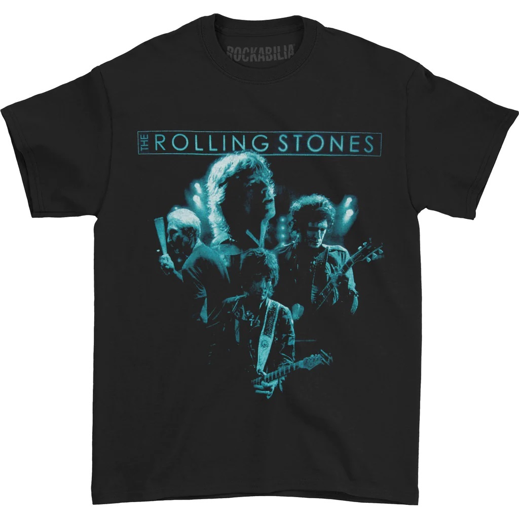 BAJU DISTRO The Rolling Stones Band Glow T-shirt