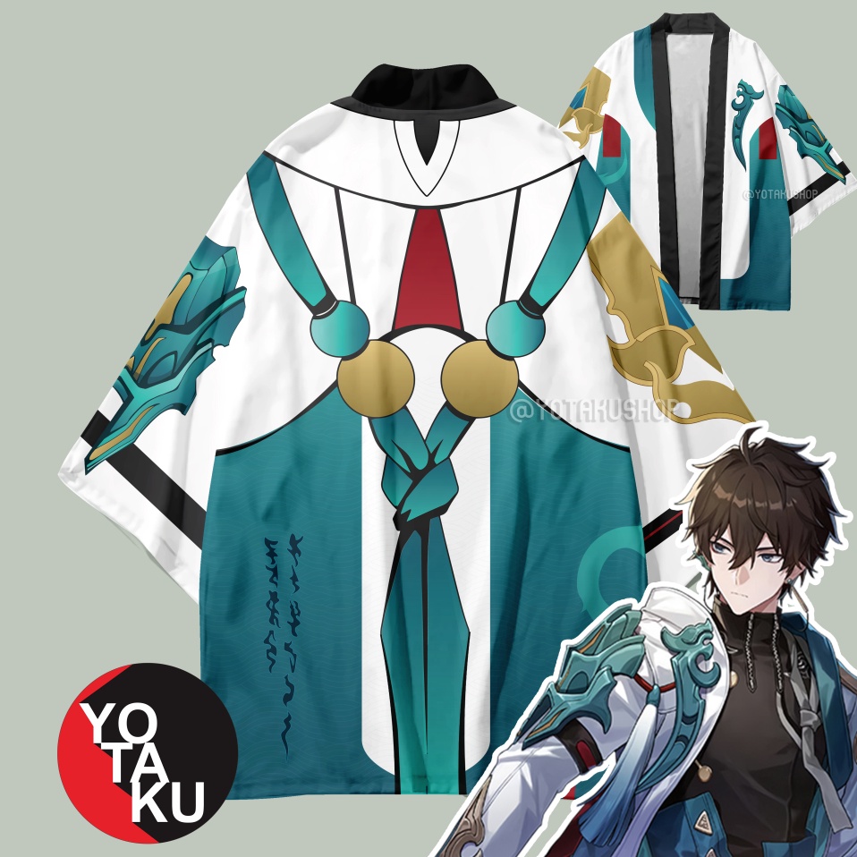 ART Y28A Haori Cardigan Anime Honkai Star Rail Danheng Kostum Cosplay Jepang YOTAKUSHOP
