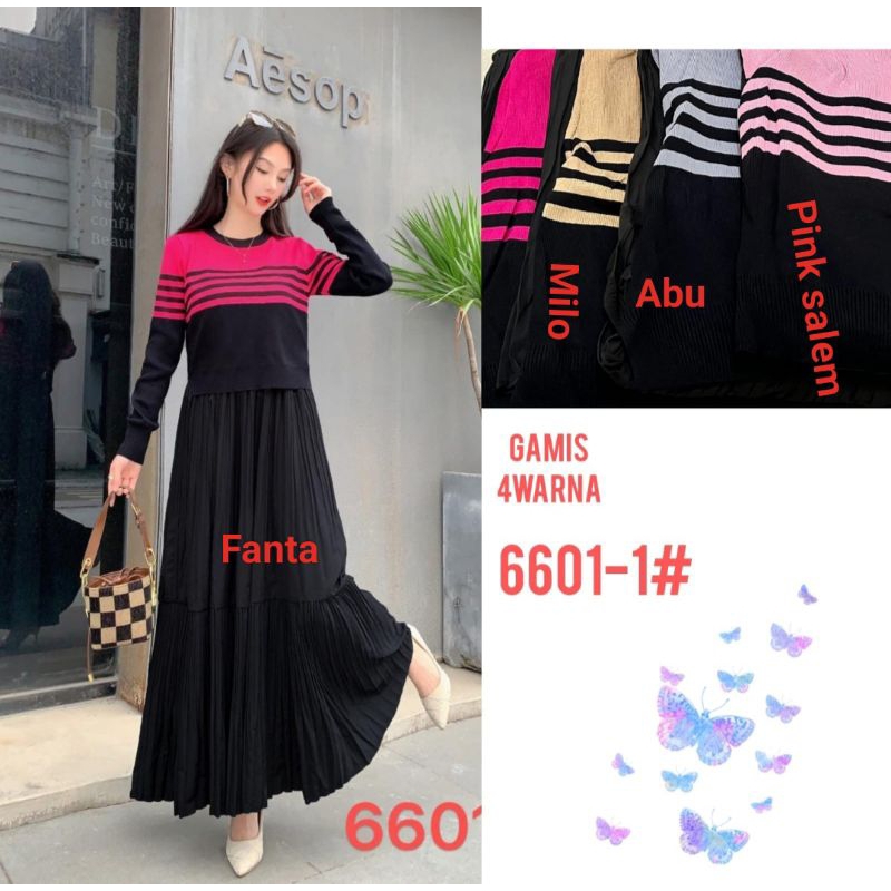 GAMIS RAJUT BANGKOK PLISKET ORI ZARA WOMEN SALUR MIX POLOS