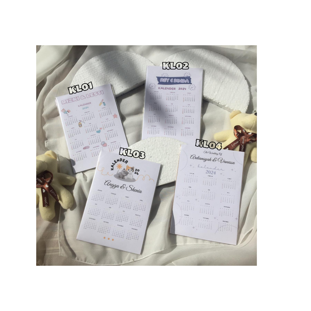 souvenir pernikahan kalender souvenir unik souvenir elegant souvenir acara wedding souvenir acara pe