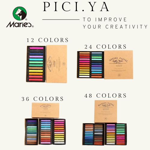 

MARIES MASTER PASTEL SET 12 / 24 / 36 / 48 COL0UR