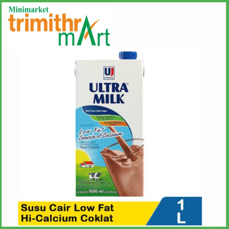 

SUSU UHT ULTRAMILK LOW FAT 1LT