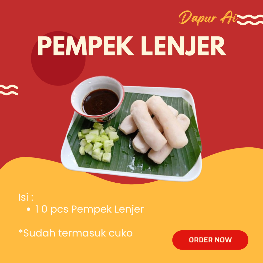 

Pempek Palembang Lenjer