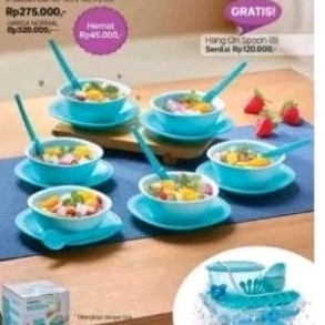 Sweet Blossom set tupperware