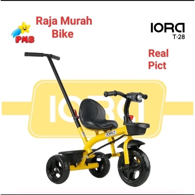 Sepeda Anak Roda Tiga PMB Iora T28 Sepeda Anak Roda 3 Iora T28 Iora T27 Sepeda Roda Tiga Iora