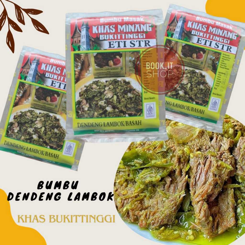 

BUMBU DENDENG LAMBOK KHAS MINANG