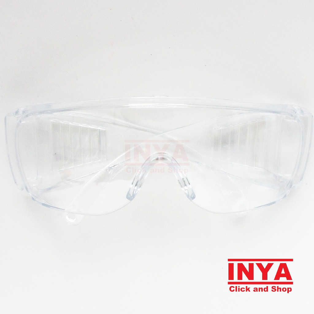 Kacamata APD Safety Bening - Kacamata Anti Debu