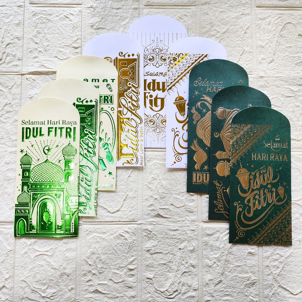 

AMPLOP / ANGPAU LEBARAN IDUL FITRI POLI GOLD DAN SILVER PREMIUM PANJANG ISI 10 LEMBAR