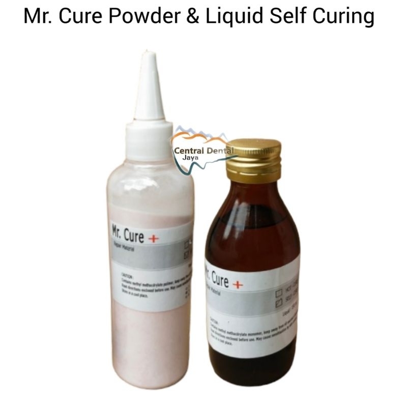 1 Paket Mr. Cure Powder Self Curing & Mr. Cure Liquid Self Curing / Mr Cure Bubuk dan Minyak SC Otom