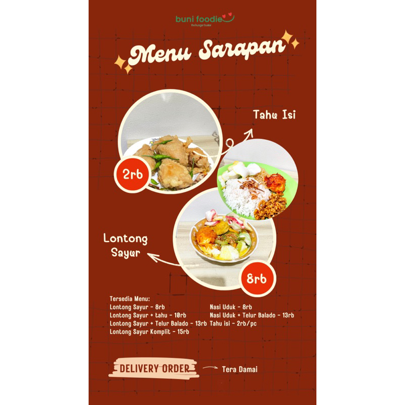 

Menu Sarapan