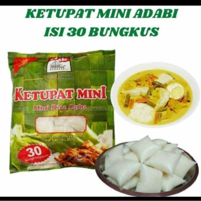 

Ketupat Mini Adabi isi 30 bungkus