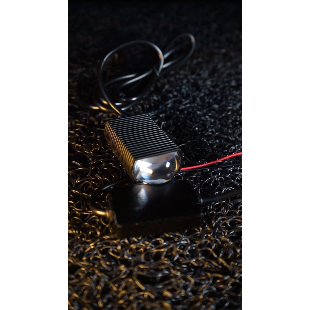 Mini Projie Mini Laser LED Lampu Sorot Mobil Motor 20 Watt Cahaya Putih