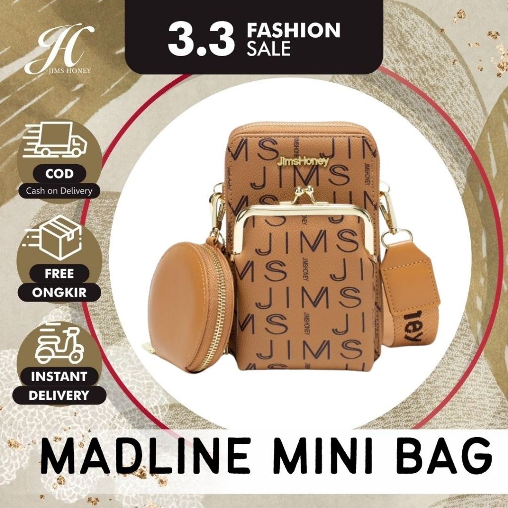 JIMS HONEY MADELINE MINI BAG Tas Selempang Wanita Murah Mini Sling Bag Jimshoney