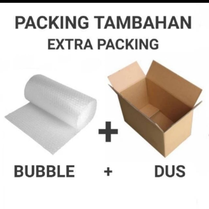 

PACKING TAMBAHAN EXTRA DUS DAN BUBLE
