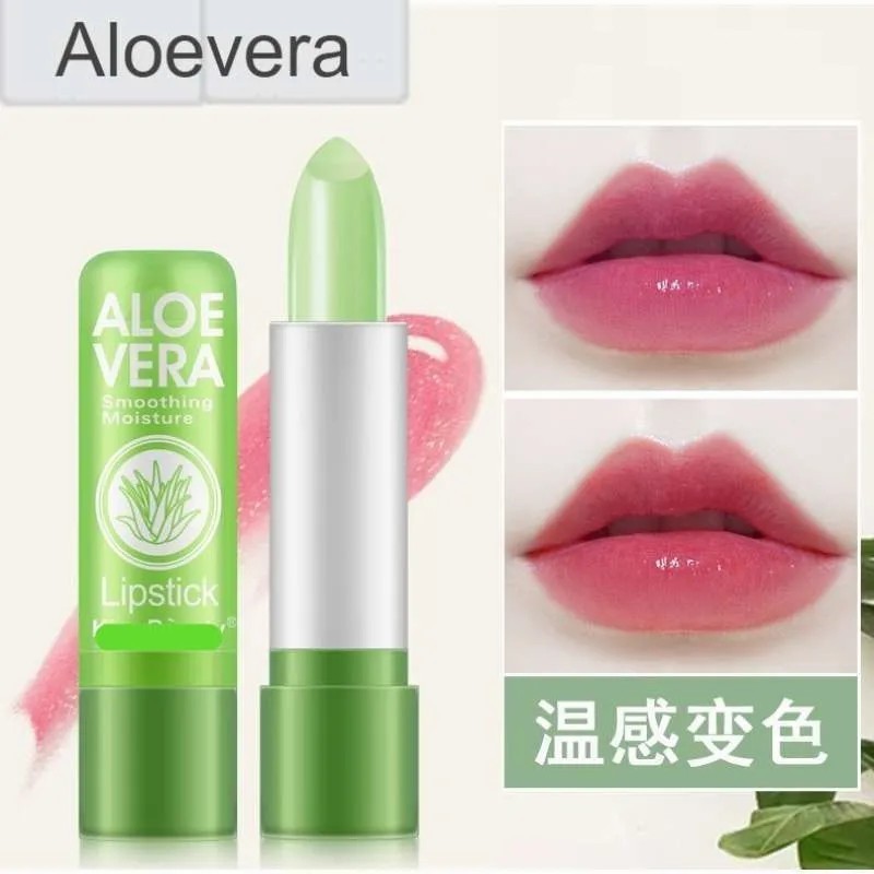 Lipbalm Aloevera / lidah buaya || pelembab bibir warna alami bantu menjaga kelembapan bibir cegah bi