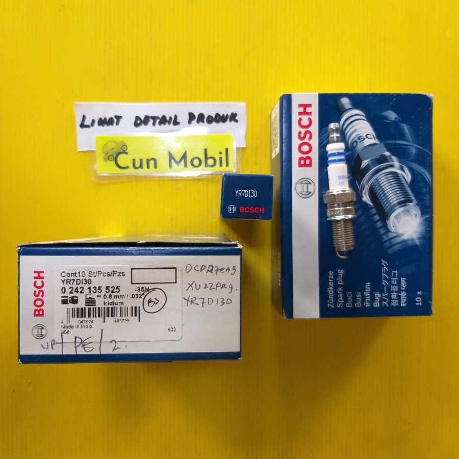 Busi Bosch Iridium Avanza Xenia 1300cc 2012-2015 VVT-I Rush Terios GranMax 1300cc 1500cc 2007 Up Lux