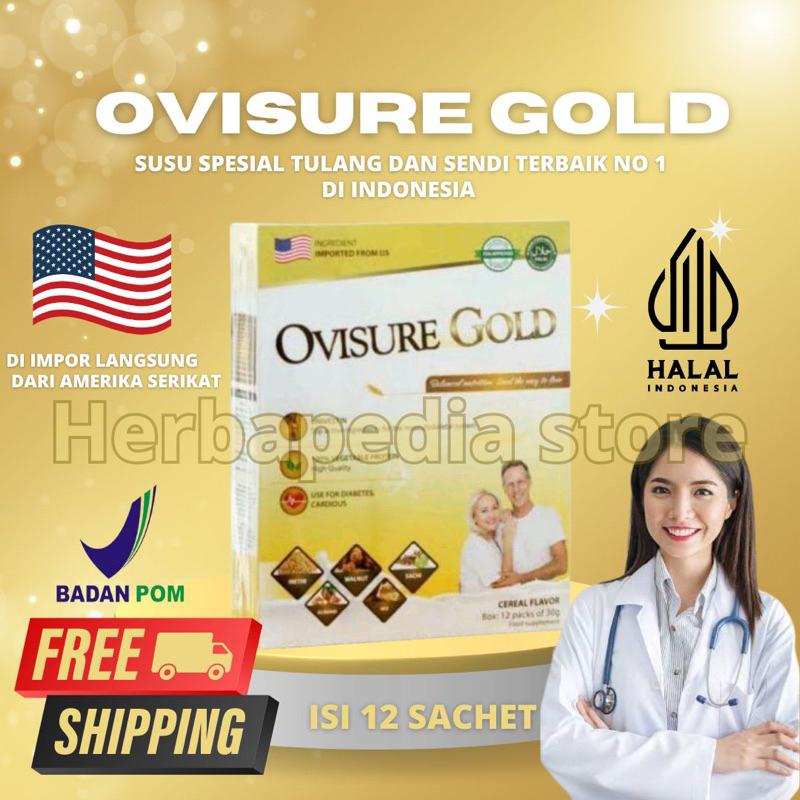 

OVISURE GOLD SUSU VITAMIN TULANG DAN SENDI NYERI OTOT ASTEOPOROSIS OSTEOARTHRITIS
