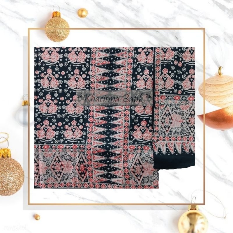 Set kain selendang batik