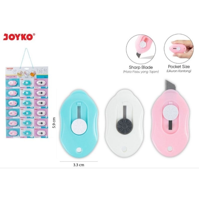

Cutter Kecil Joyko CU-0519 (1pcs)