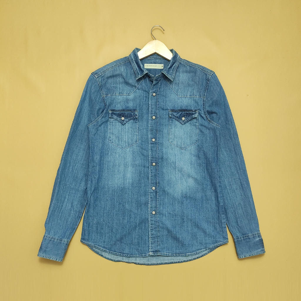 Kemeja Denim Giordano 72x49
