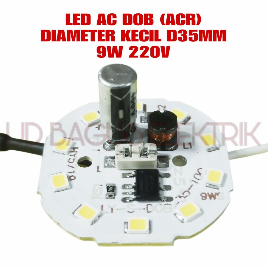 PCB LED AC ACR 9W PCB KECIL 220V DIAMETER 35MM PCB LED AC AIGIS 9W 220V DOB
