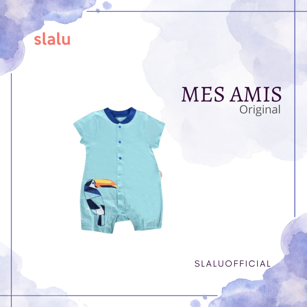 Baju Bayi Anak Mes Amis Original – Cotton Import Adem 1 Bulan–3 Tahun Factory Outlet