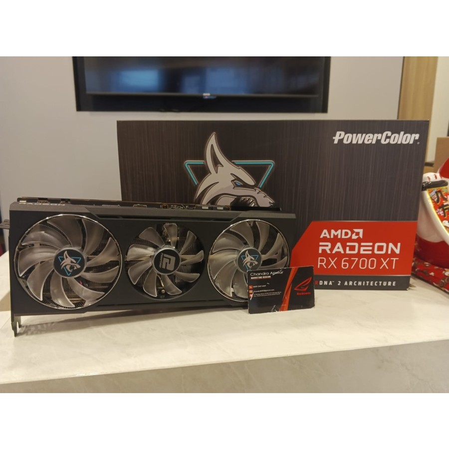 VGA AMD POWERCOLOR RADEON RX6700XT/ RX 6700 XT HELLHOUND 12GB 2ND