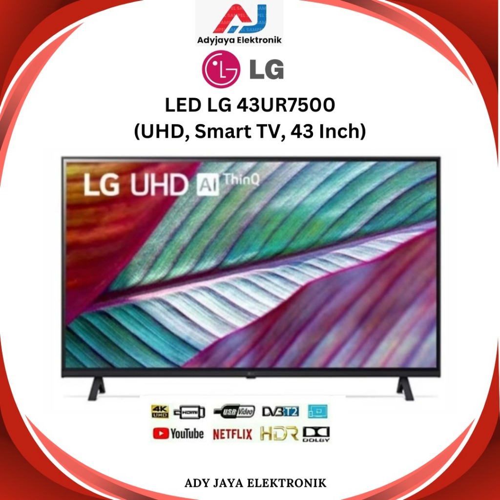 TV LED LG 43 INCH SMART 43UR7500PSC